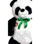 Большая плюшевая игрушка Панда 120 см черно-белая